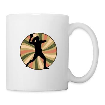 Mannschaft Dodgeballteam - Tasse - Weiß - Rechts