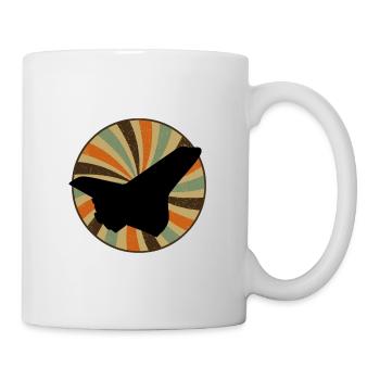 Flieger Pilot Fliegen - Tasse - Weiß - Rechts