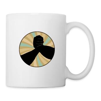 Muskeln Arm Wrestling - Tasse - Weiß - Rechts