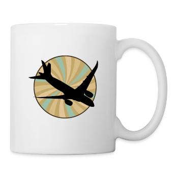 Luftfahrt Pilot Aerospace - Tasse - Weiß - Rechts