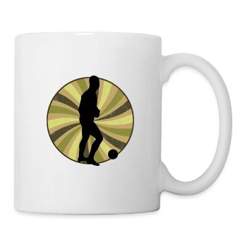 Joueur de futsal Futsal Futsal - Mug blanc - blanc - Droite