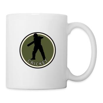 Pitcher Cricketmannschaft Cricketteam - Tasse - Weiß - Rechts