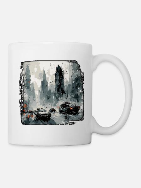 Apocalypse / Weltuntergang / Zerstörung / Anarchie - Tasse - Weiß
