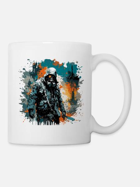 Apocalypse / Weltuntergang / Zerstörung / Anarchie - Tasse - Weiß