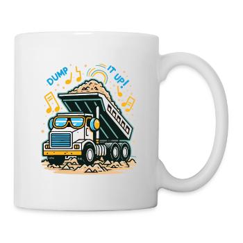 Dump Truck With Musical Rhythm - Mug - white - Right