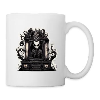 TV / Télévision / Analogique / Tube TV / Rétro - Mug blanc - blanc - Droite