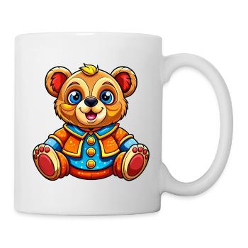 Mignon nounours - Mug blanc - blanc - Droite