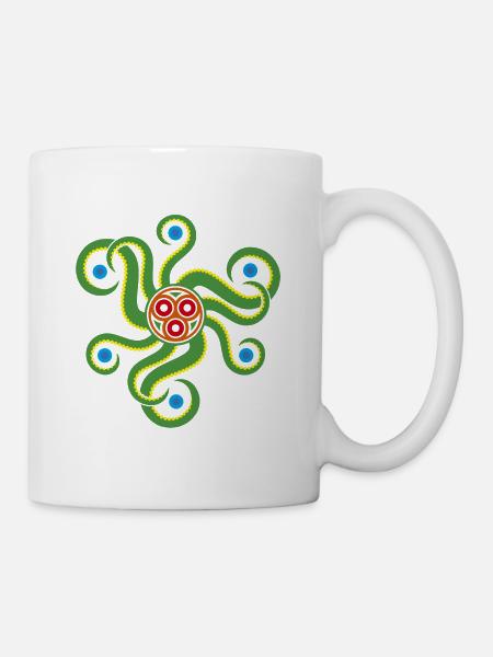 The one in the sea (green) - Mug - white