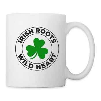 Wild Heart : Conception de fille irlandaise drôle - Mug blanc - blanc - Droite