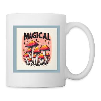 Magical mushrooms! Liberty Cap Toadstool Magic - Mug - white - Right