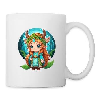 Druide Niedlich Illustration - Tasse - Weiß - Rechts