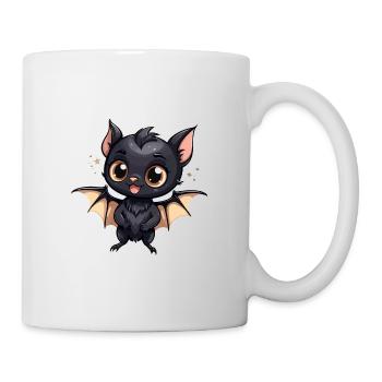 Bat Cute Illustration - Mug - white - Right