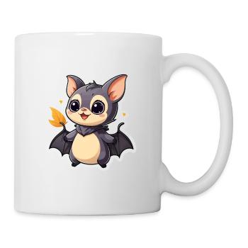 Bat Cute Illustration - Mug - white - Right