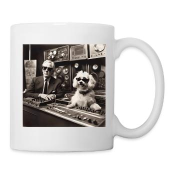 Chien / Animal / Photo / Sauvage / Drôle / Aboiement - Mug blanc - blanc - Droite