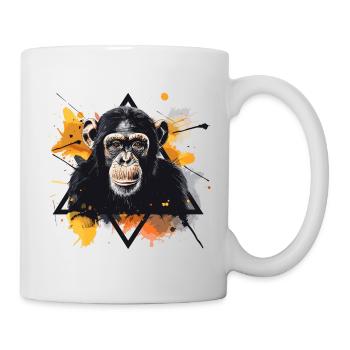 Chimpanzee Monkey - Mug - white - Right