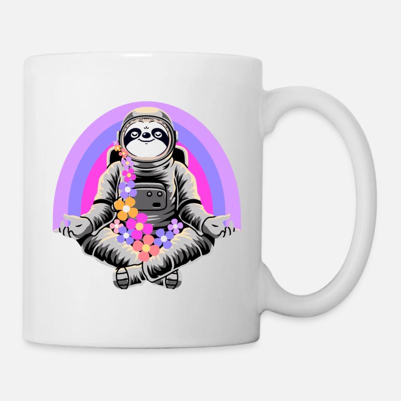 Sloth in meditation - Mug - white