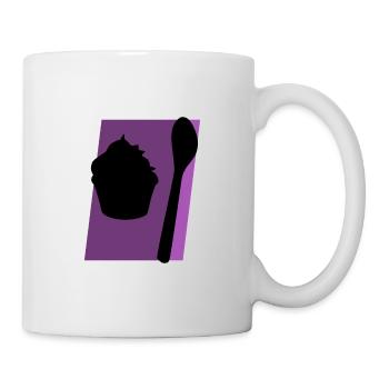 Cupcake Backen Törtchen - Tasse - Weiß - Rechts