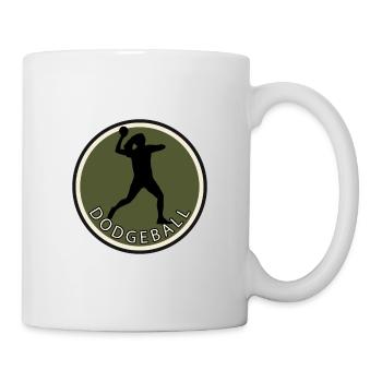 Mannschaft Dodgeballspieler - Tasse - Weiß - Rechts