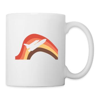 Flieger Luftfahrt Fliegen - Tasse - Weiß - Rechts