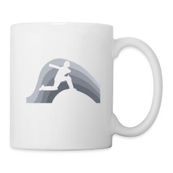 Joueurs de cricket - Mug blanc - blanc - Droite