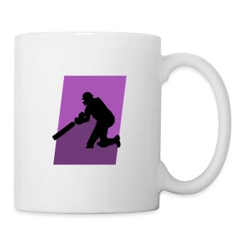 Pichet de cricket Joueur de cricket - Mug blanc - blanc - Droite