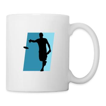 Disc Golf Disc Golfer Joueur de Disc Golf - Mug blanc - blanc - Droite