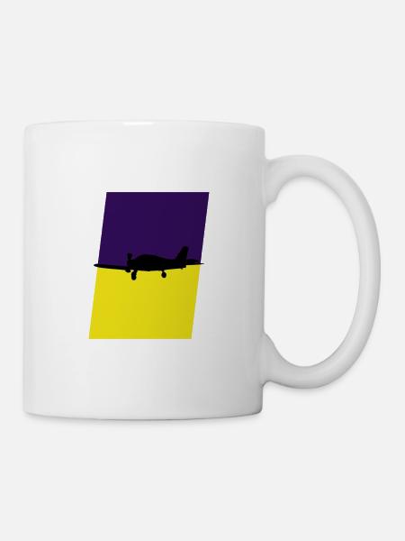 Aerospace Luftfahrt Flugzeug - Tasse - Weiß
