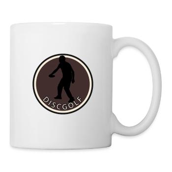 Frisbee Sportart Discgolf - Tasse - Weiß - Rechts