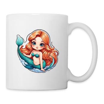 Mermaid Fantasy Illustration - Mug - white - Right