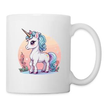 Illustration de licorne - Mug blanc - blanc - Droite
