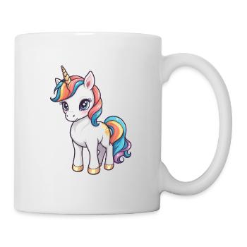 Illustration de licorne - Mug blanc - blanc - Droite