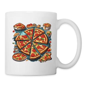 Pizza / Fast Food / Italian / Margherita - Mug - white - Right