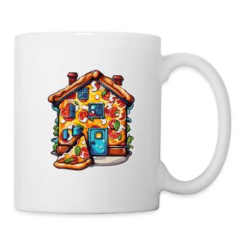 Pizza / Fast Food / Italian / Margherita - Mug - white - Right