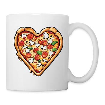 Pizza / Fast Food / Italian / Margherita - Mug - white - Right