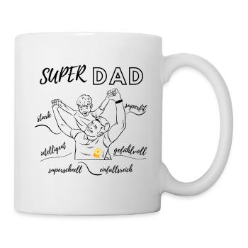 Super Papa - Mug blanc - blanc - Droite