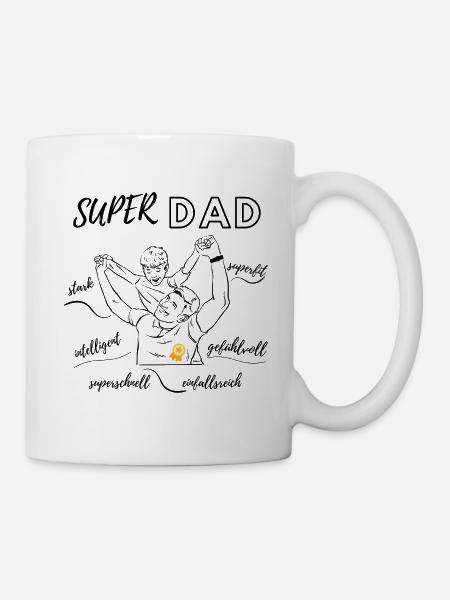 Super Dad - Tasse - Weiß