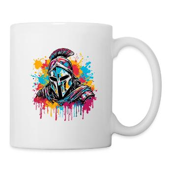Spartan / Warrior / Fighter / Ancient / Sparta - Mug - white - Right