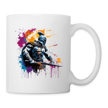 Spartan / Warrior / Fighter / Ancient / Sparta - Mug - white - Right