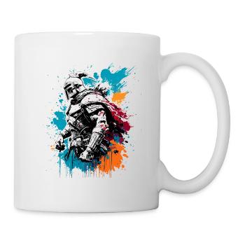 Spartan / Warrior / Fighter / Ancient / Sparta - Mug - white - Right
