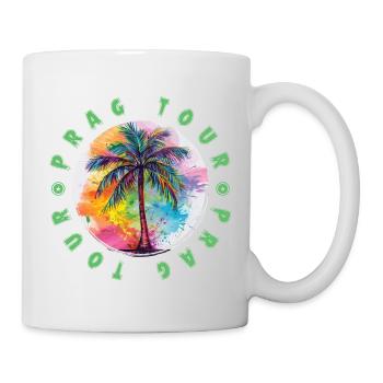 Prague Tour Vacances Plame Coloré - Mug blanc - blanc - Droite