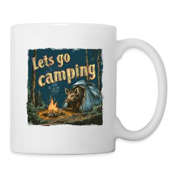 Lets Go Camping Wild Boar Adventure Camping - Mug - white - Right