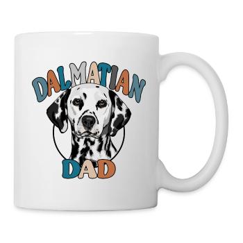 Dalmatian Dad Hunde Hund Wilsigns - Tasse - Weiß - Rechts