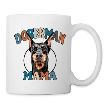 Doberman Maman Chien Chien Dobie Wilsigns - Mug blanc - blanc - Droite