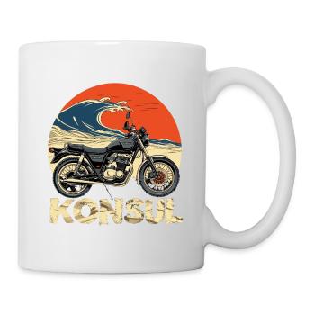 KraftFahrKonsul " NewWave2" - Tasse - Weiß - Rechts