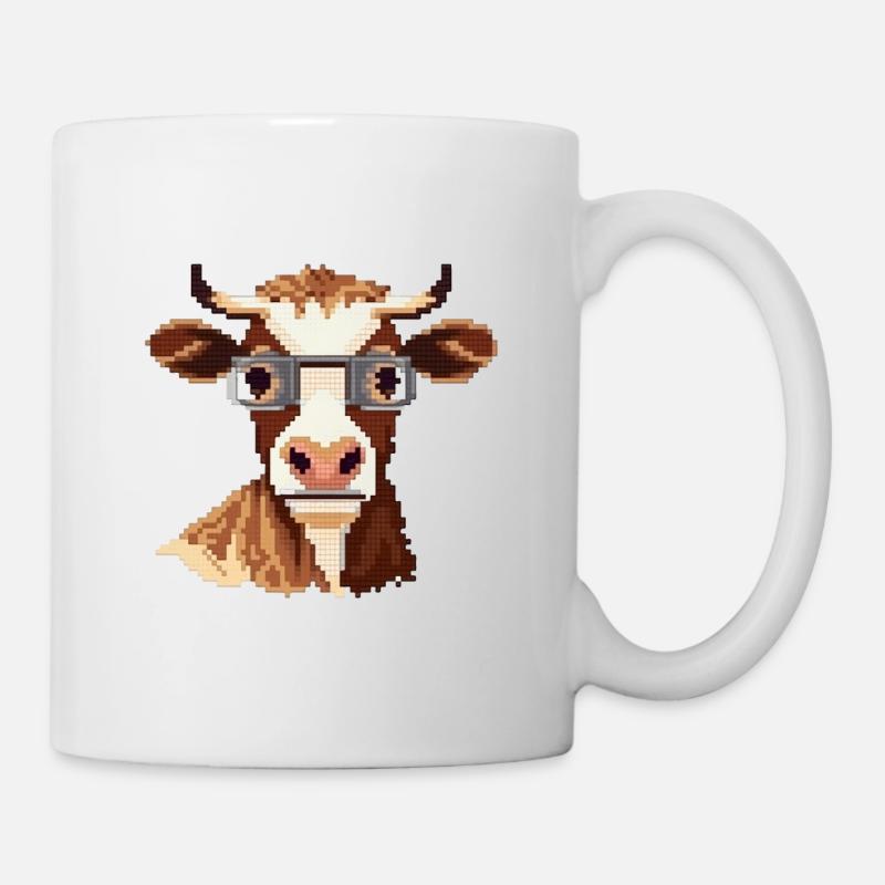 Pixu la vache - Mug blanc - blanc