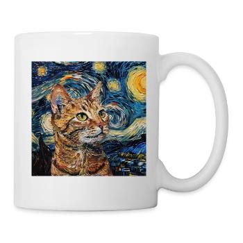 Katze, katzenmotiv - Tasse - Weiß - Rechts
