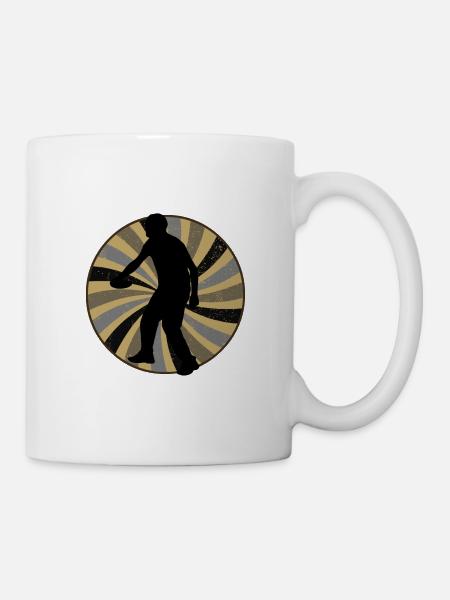 Discgolfspieler Frisbee Discgolfspieler - Mugg - vit