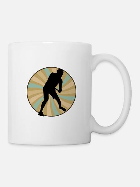Discgolfspieler Frisbee Frisbee - Tasse - Weiß