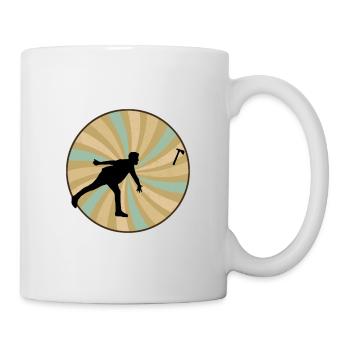 Axe Throwing Double Axe - Mug - white - Right