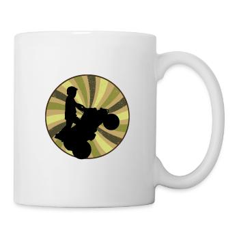 Quad Rider Stuntman - Mug - white - Right